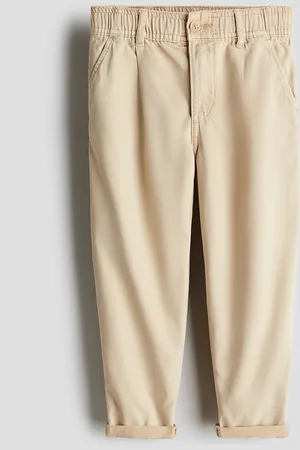 H&M Chino loose en twill avec jambes effilées
