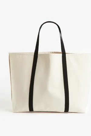 H&M Sac de plage en toile de coton
