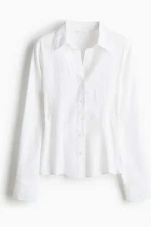 H&M Chemise en lin mélangé