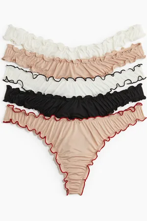 H&M Lot de 5 culottes Thong