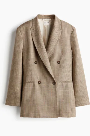 H&M Blazer en lin mélangé