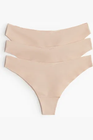 H&M Lot de 3 culottes Thong invisibles