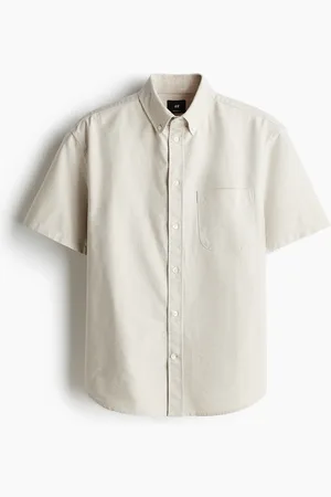 H&M Chemise Oxford Regular Fit avec manches courtes