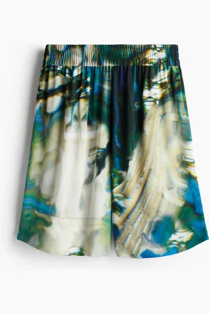 H&M Short en mousseline au décor abstrait