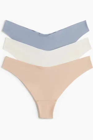 H&M Lot de 3 culottes Thong invisibles