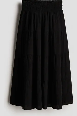 H&M Jupe à étages smockée