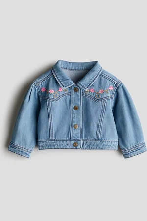 H&M Veste en denim avec détails brodés
