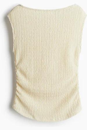 H&M Top en jersey texturé