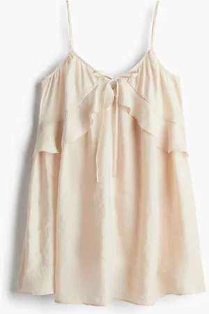 H&M Robe volantée en modal mélangé
