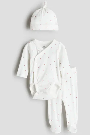 H&M Ensemble 3 pièces en jersey de coton