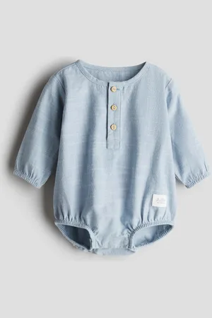 H&M Barboteuse en mousseline de coton