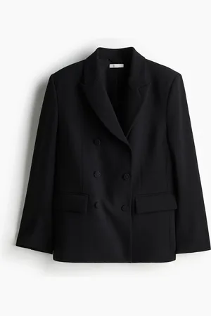 H&M Blazer en twill à fermeture croisée