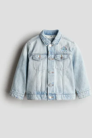 H&M Veste en denim imprimé