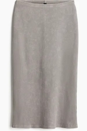 H&M Jupe crayon côtelée
