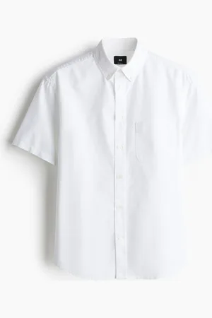 H&M Chemise Oxford Regular Fit avec manches courtes