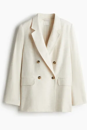 H&M Blazer en lin mélangé