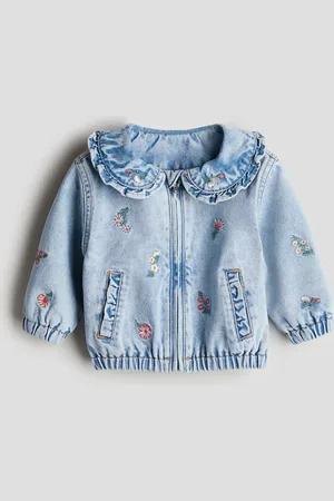 H&M Embroidery-detail denim jacket