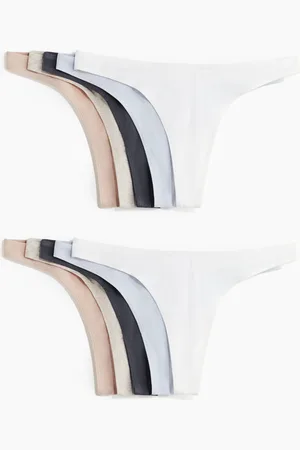 H&M Lot de 10 culottes Thong en coton