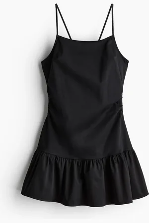 H&M Robe froncée en satin