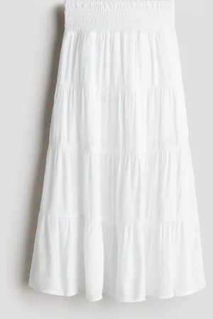 H&M Jupe à étages smockée