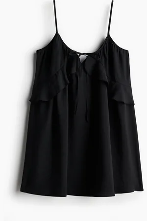 H&M Robe volantée en modal mélangé