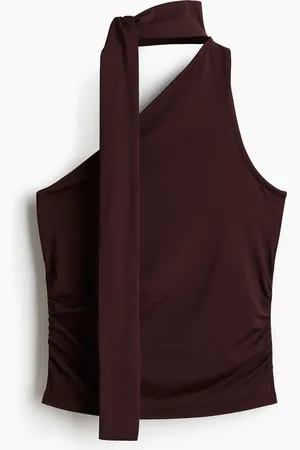 H&M Top asymétrique à effet drapé
