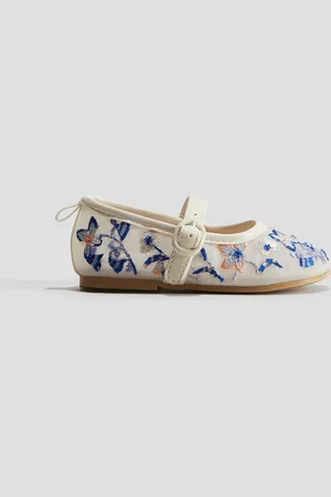 H&M Ballerines en mesh brodé