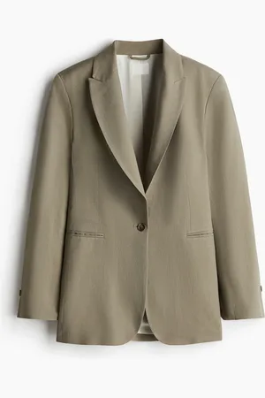 H&M Blazer en lin mélangé