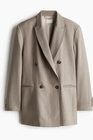 H&M Blazer en lin mélangé