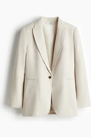 H&M Blazer en lin mélangé