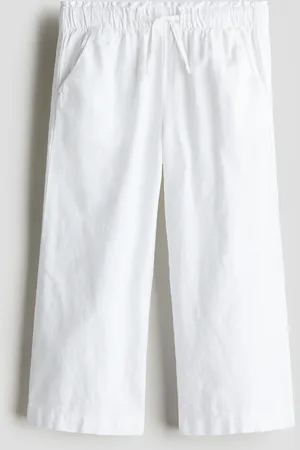 H&M Pantalon en lin mélangé