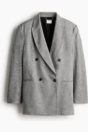 H&M Blazer en lin mélangé
