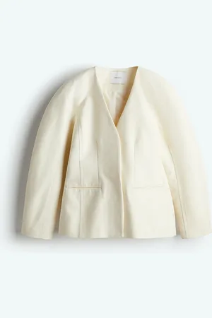 H&M Blazer sans col en twill