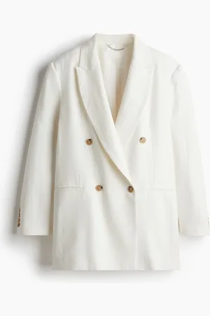 H&M Blazer en lin mélangé