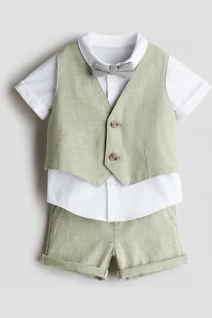 H&M Ensemble habillé 4 pièces en lin mélangé