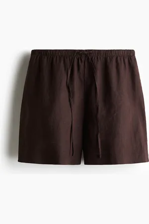 H&M Short en lin avec cordon de serrage
