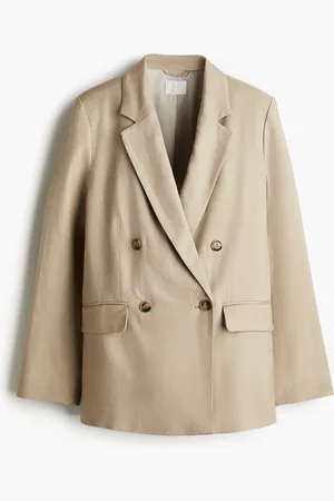 H&M Blazer en lin mélangé