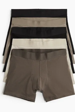 H&M Lot de 5 boxers Lycra mi-longs