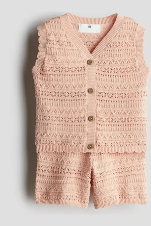 H&M Ensemble 2 pièces en maille fantaisie de coton