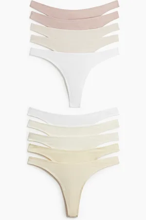 H&M Lot de 10 culottes Thong en coton