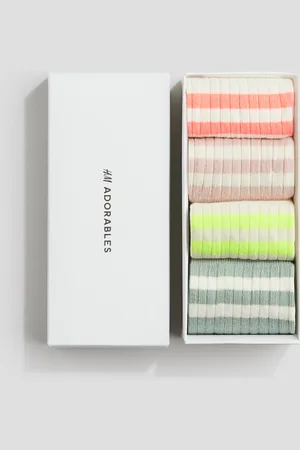 H&M Lot de 4 paires de chaussettes