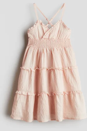 H&M Robe smockée à volants