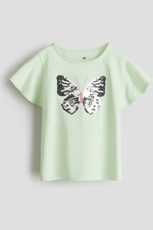 H&M Top avec motifs à sequins