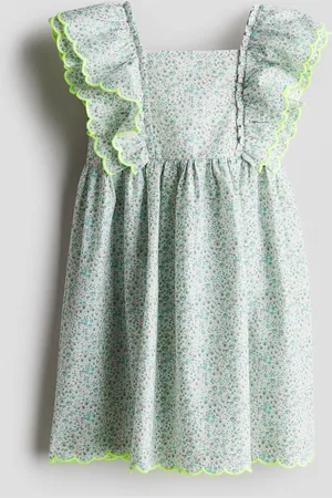 H&M Robe à bords festonnés
