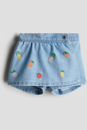 H&M Jupe-short avec broderies