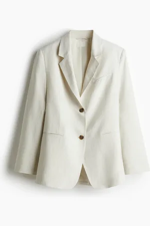 H&M Blazer en lin mélangé