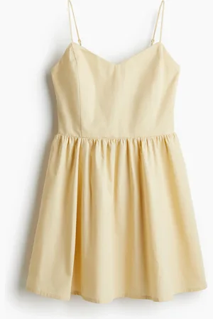 H&M Robe en coton avec jupe évasée