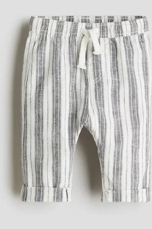 H&M Pantalon jogger en lin mélangé