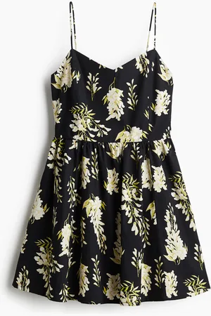 H&M Robe en coton avec jupe évasée