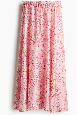 H&M Jupe maxi volantée